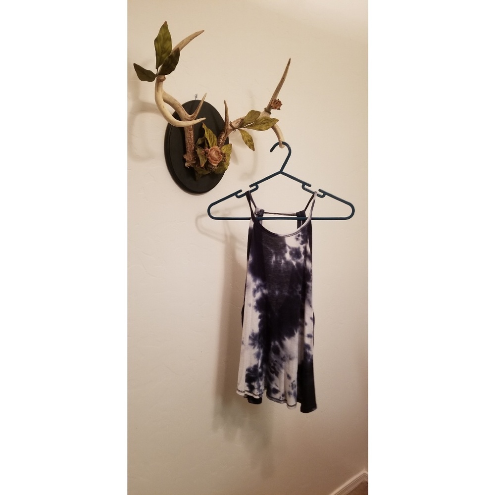 Fun flowy tie-dye yoga tank